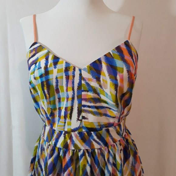 Trina Turk Silk Cut Out Dress - Picture 2 of 8